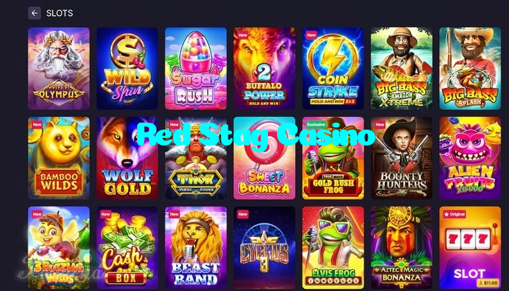 Red Stag Casino casino presented on mobile device in Pakistan with slots and live games